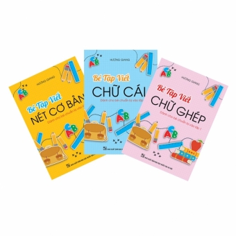 Combo Bé Tập Viết Chữ Cái - Chữ Ghép - Nét Cơ Bản ( 3 cuốn ) Combo Bé Tập Viết Chữ Cái - Chữ Ghép - Nét Cơ Bản ( 3 cuốn )