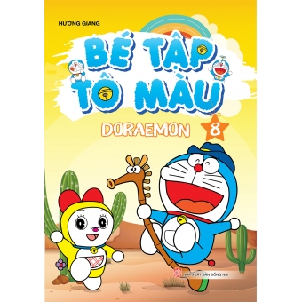 Bé tập tô màu Doraemon tập 8 