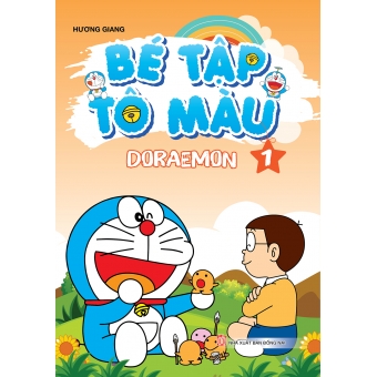 Bé tập tô màu Doraemon tập 1 